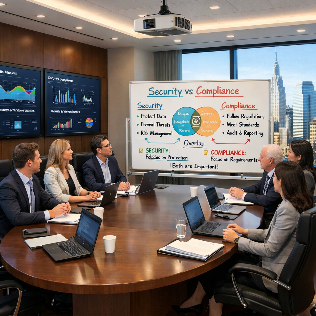 Security Compliance: Understanding the Difference Between Security Vs. Compliance