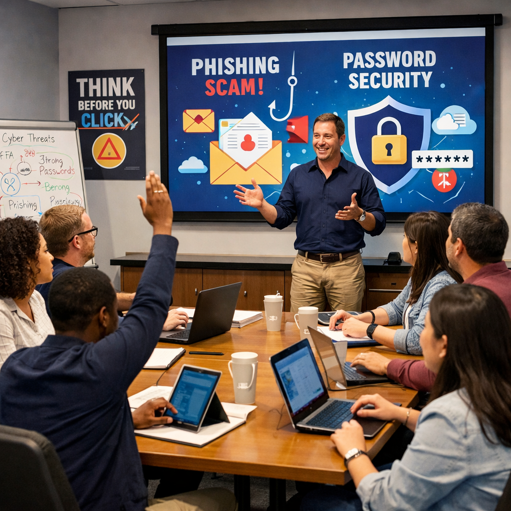 Running an Effective Cybersecurity User Education Program for a 1000-Employee Business
