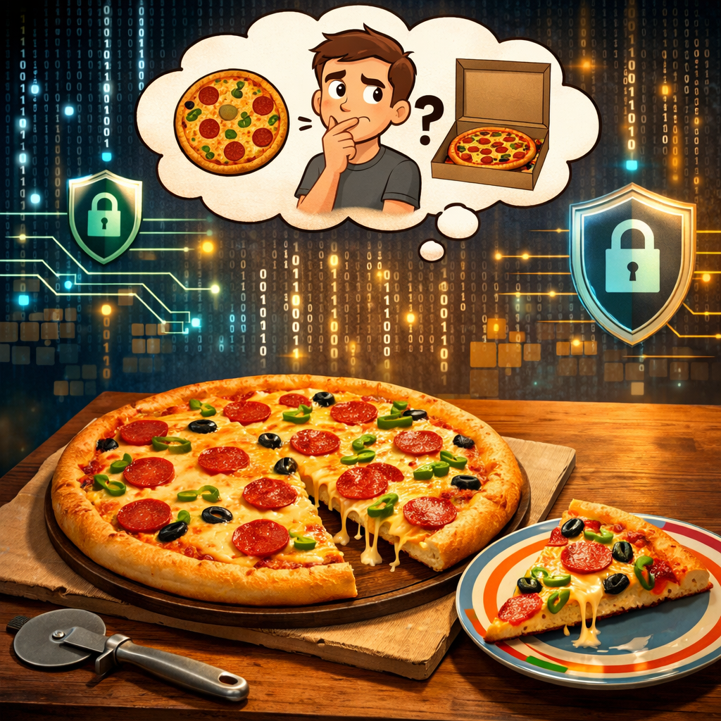 The Cybersecurity Triangle: People, Process, and Technology — And Why Pizza Is Round, Packed in a Square Box, and Eaten as Triangles