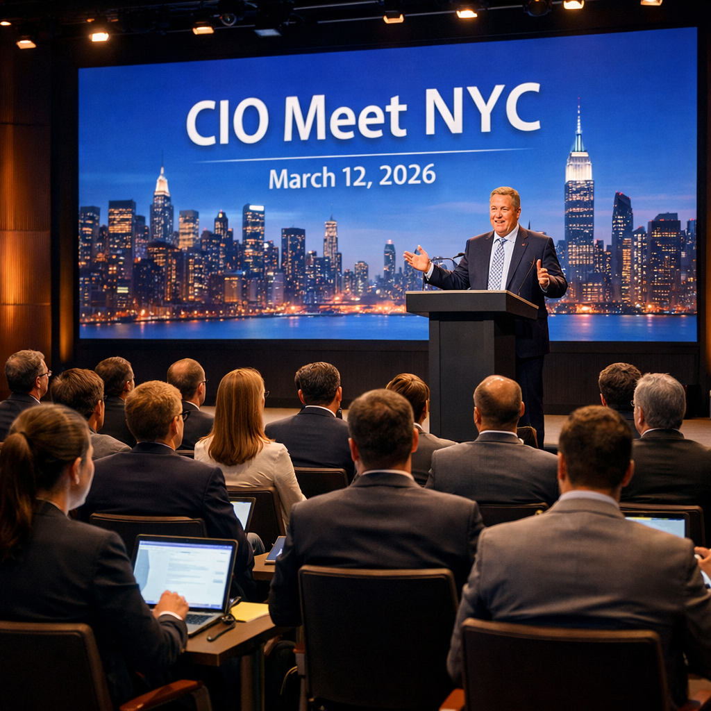 Proud to Be a Featured Speaker at CIO Meet NYC – March 12, 2026